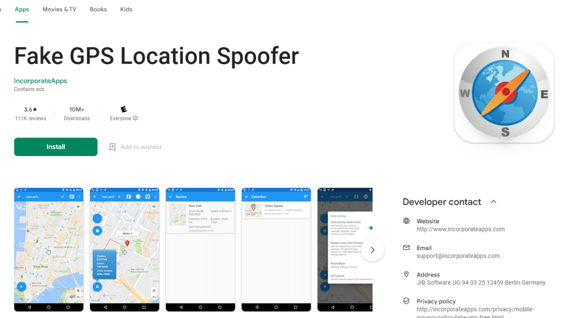 Fake GPS Location Spoofer for Pokemon-Go