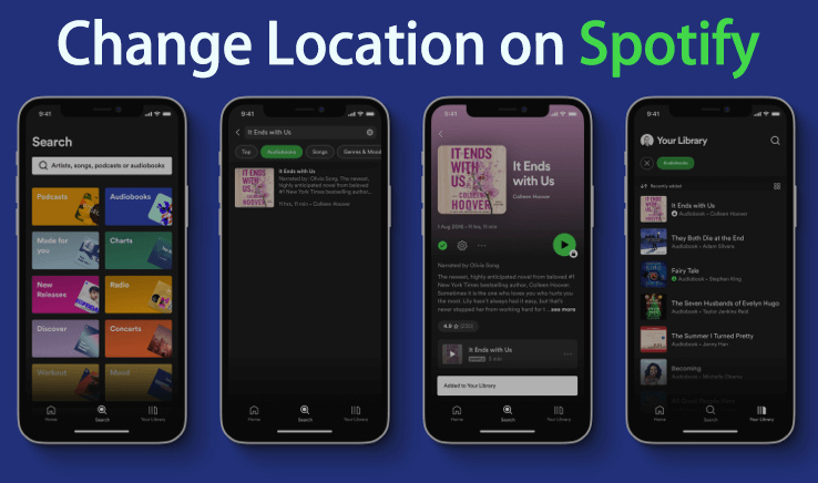 change location spotify