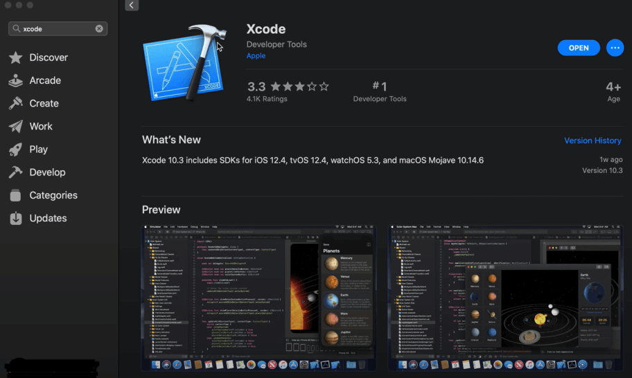 install xcode