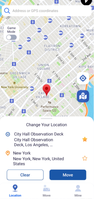 locspoof change location