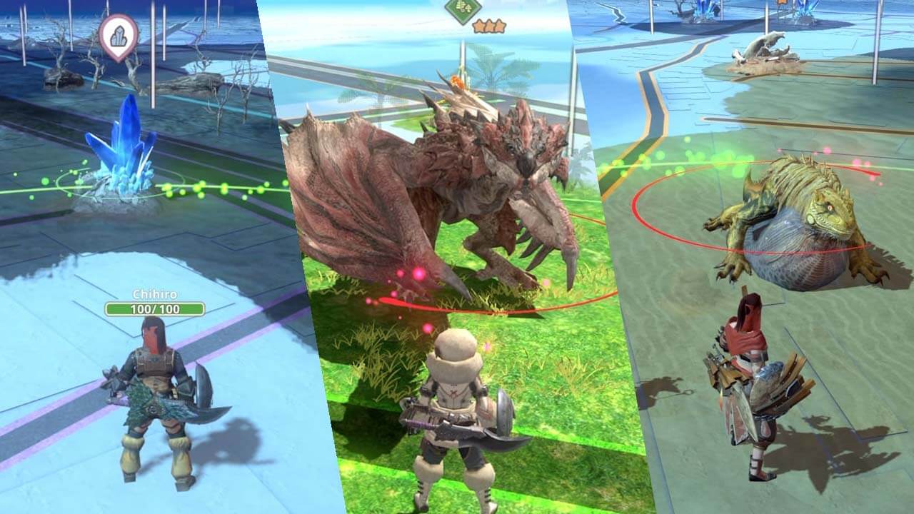 Monster Hunter Now fake gps joystick spoofing iOS Hacks - Collection