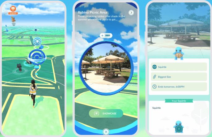 pokestop showcases