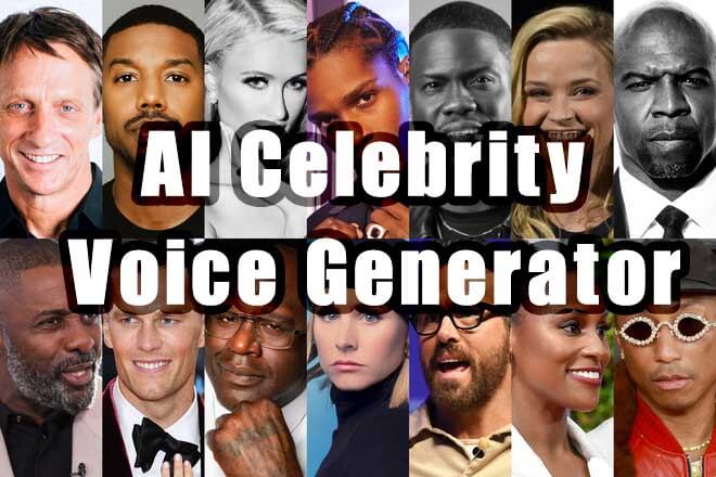 ai celebrity voice generator