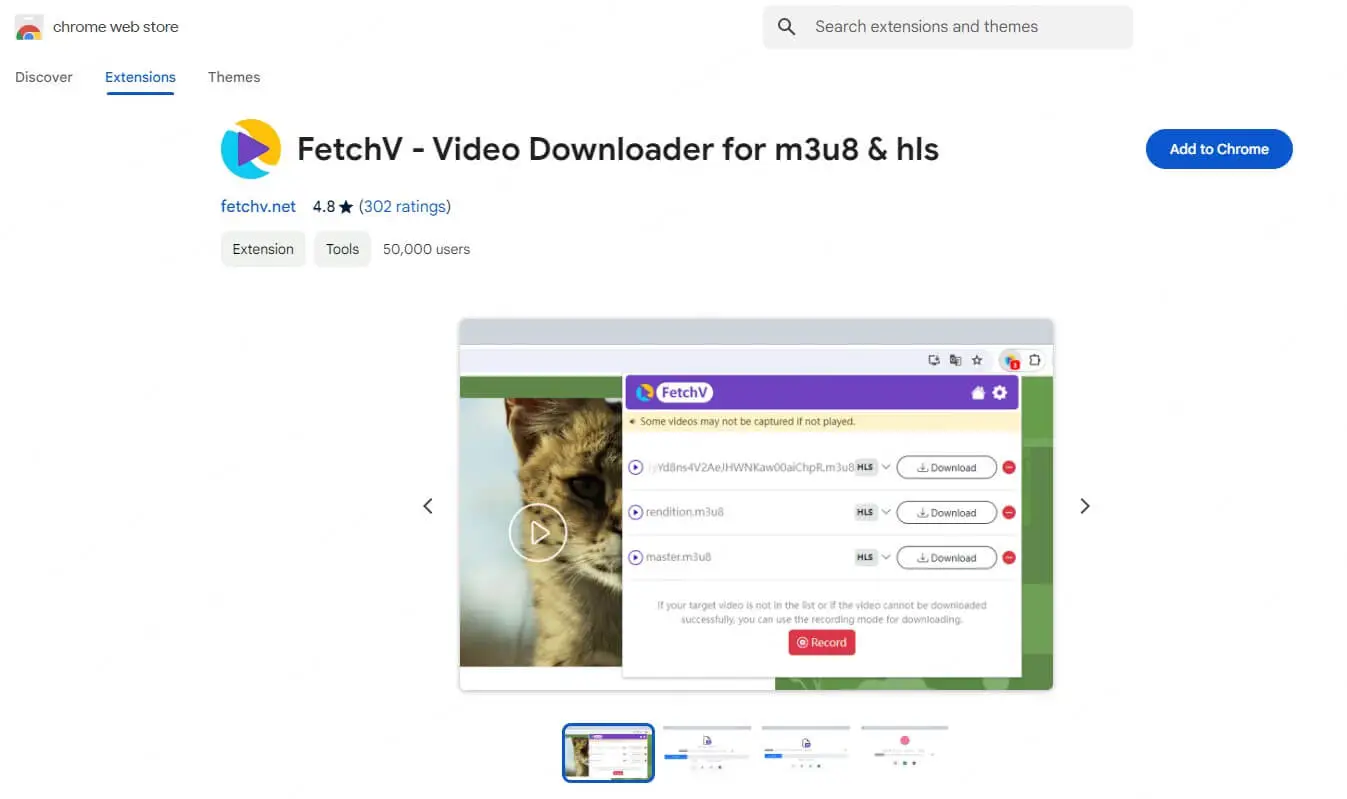 use browser extensions to download embedded video