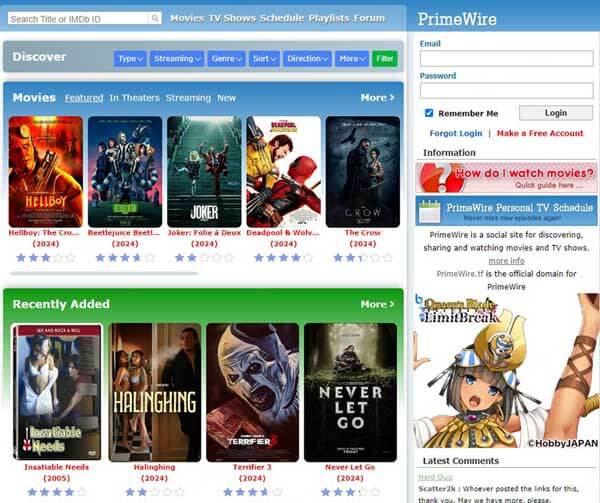 primewire movie site like solarmovie