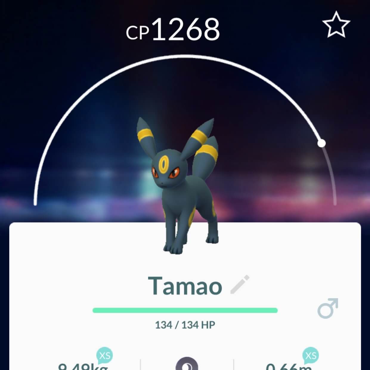 rename eevee as tamao to get umbreon