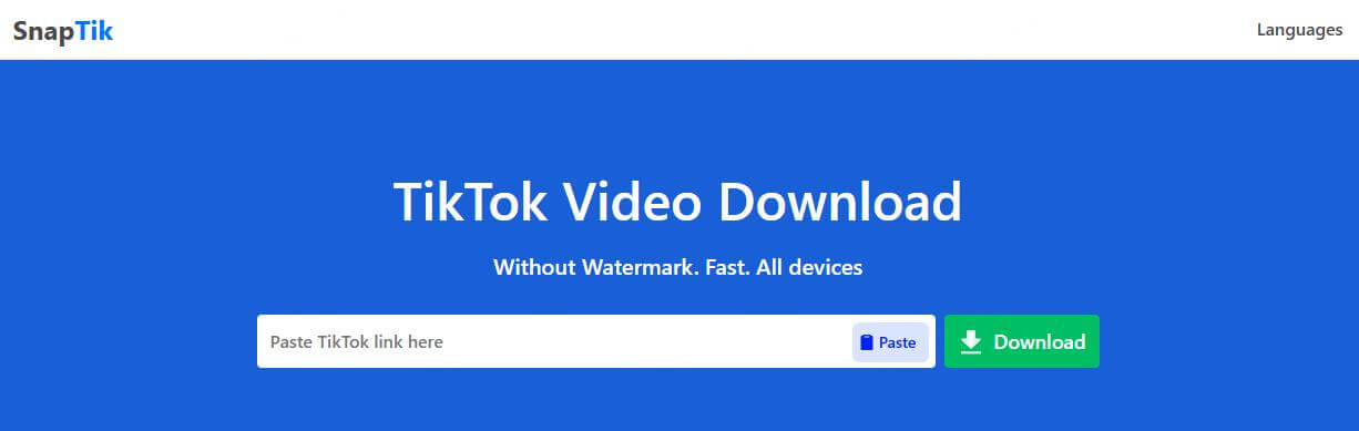 snaptik tiktok video downloader without watermark