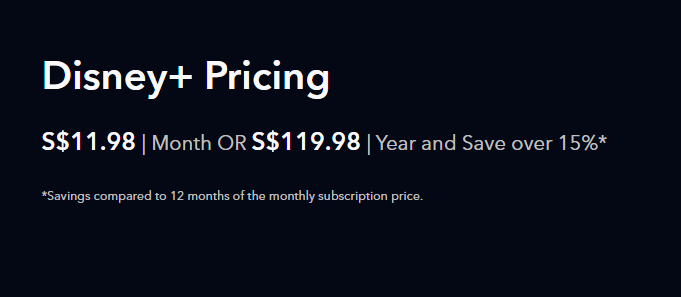 disney pricing