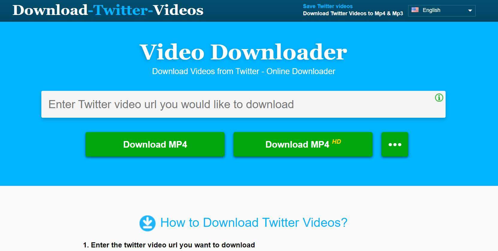 twitter動画を保存する無料動画ダウンローダーdownload twitter videos.com