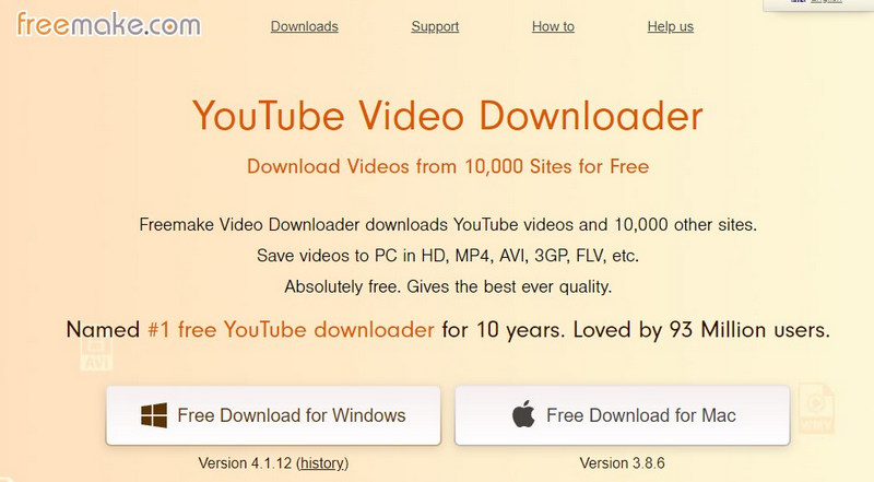 Freemake Video Downloader YouTube 動画 高画質 保存