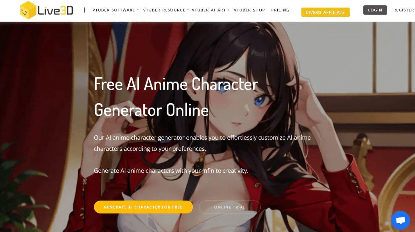 aiヘンタイジェネレーターlive3d anime generator