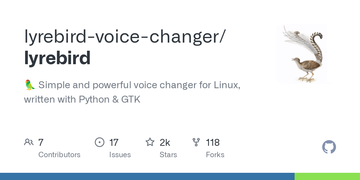 おすすめのlinuxボイスチェンジャーlyrebird voice changer